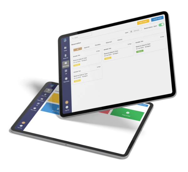 tablet showcasing storesome pos